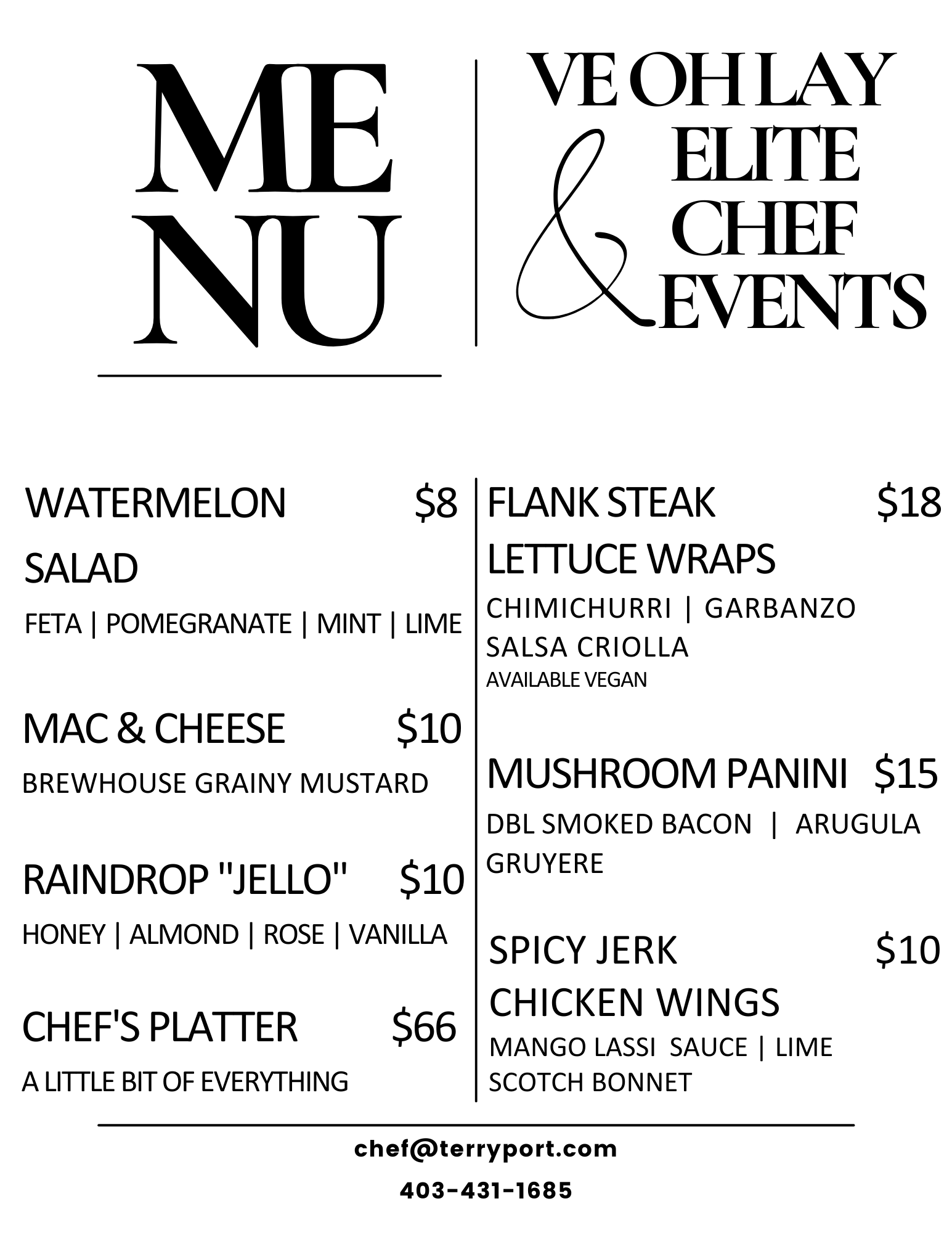 New Menu for July 14th (1)