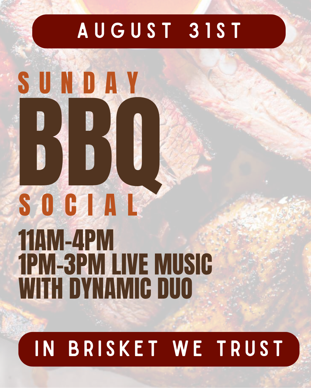 Sunday BBQ Social